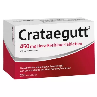 CRATAEGUTT 450 mg καρδιαγγειακά δισκία, 200 τεμ CRATAEGUTT 450 mg καρδιαγγειακά δισκία, 200 τεμ