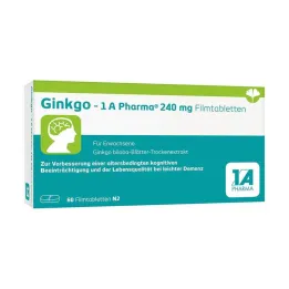 Ginkgo – 1 A Pharma® 240 mg επικαλυμμένα με λεπτό υμένιο δισκία, 60 δισκία