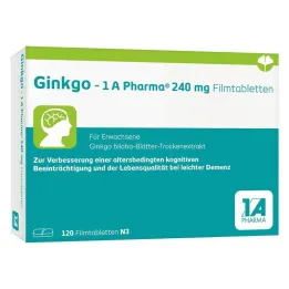 Ginkgo – 1 A Pharma® 240 mg επικαλυμμένα με λεπτό υμένιο δισκία, 120 δισκία