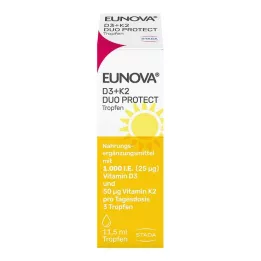 EUNOVA DuoProtect D3+K2 1000 IU/50 μg σταγόνες, 11,5 ml