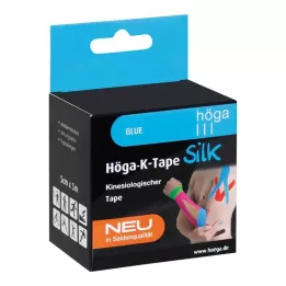 HÖGA-K-TAPE Silk 5 cmx5 m l.fr.blue kinesiol.Tape, 1 τεμ
