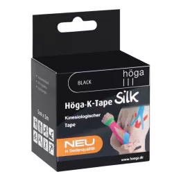 HÖGA-K-TAPE Μετάξι 5 cmx5 m l.fr.μαύρη κινησιόλη.Ταινία, 1 τεμ