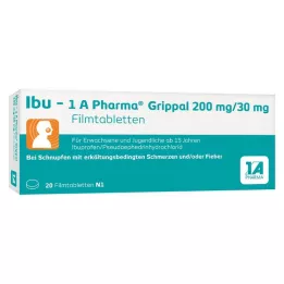 IBU-1A Pharma Grippal 200 mg/30 mg επικαλυμμένα με λεπτό υμένιο δισκία, 20 τεμ