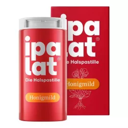 IPALAT Παστίλιες για το λαιμό μέλι απαλό χωρίς μενθόλη χωρίς ζάχαρη, 40 τμχ