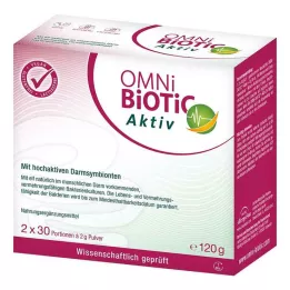 OMNI BiOTiC ενεργή σκόνη, 2Χ60 γρ