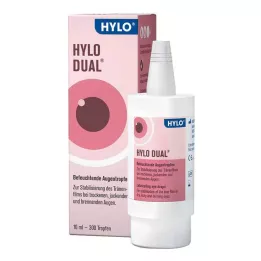 HYLO DUAL Οφθαλμικές σταγόνες, 10 ml