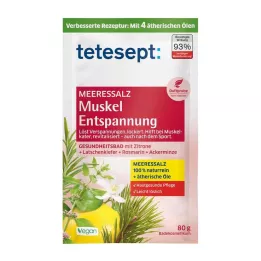 TETESEPT Μυϊκή χαλάρωση με θαλασσινό αλάτι, 80 γρ