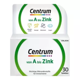 CENTRUM Ταμπλέτες A-Zinc, 30 τεμ