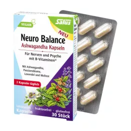 NEURO BALANCE Κάψουλες Ashwagandha Salus, 30 τεμ
