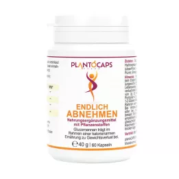 PLANTOCAPS Κάψουλες Τέλος Lose Weight, 60 τεμ