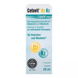 CEFAVIT D3 K2 Υγρές purpur σταγόνες για στοματική χρήση, 20 ml