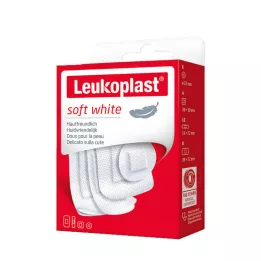 LEUKOPLAST απαλό λευκό Str.19x72/D.25/38x72/38x38mm, 30 τεμ
