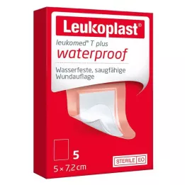 LEUKOPLAST Leukomed T Plus αποστειρωμένο 5x7,2 cm, 5 τεμ