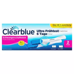 CLEARBLUE Τεστ εγκυμοσύνης έγκαιρη ανίχνευση, 2 τεμ