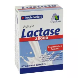 LACTASE 28.000 FCC δισκία σε δοσομετρητή, 80 τεμ