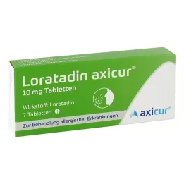 LORATADIN axicur δισκία 10 mg, 7 τεμ