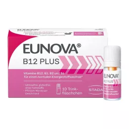 EUNOVA Μπουκάλι πόσιμου B12 Plus, 10Χ8 ml