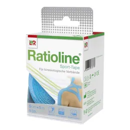 Αθλητική ταινία Ratioline 5 cmx5 m τυρκουάζ, 1 τεμάχιο