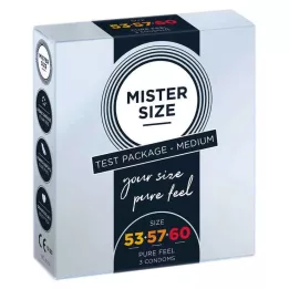 MISTER Size Trial Pack 53-57-60 Προφυλακτικά, 3 τεμ