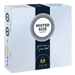 MISTER Μέγεθος 53 προφυλακτικά, 36 τεμάχια