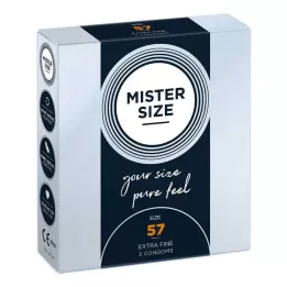 MISTER Μέγεθος 57 προφυλακτικά, 3 τεμ