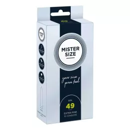 MISTER Μέγεθος 49 προφυλακτικά, 10 τεμάχια