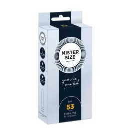 MISTER Μέγεθος 53 προφυλακτικά, 10 τεμάχια