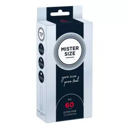 MISTER Μέγεθος 60 προφυλακτικά, 10 τεμάχια