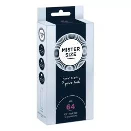MISTER Μέγεθος 64 προφυλακτικά, 10 τεμάχια