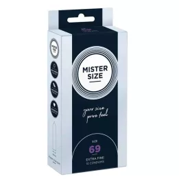 MISTER Μέγεθος 69 προφυλακτικά, 10 τεμάχια