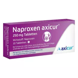 NAPROXEN axicur δισκία 250 mg, 10 τεμ