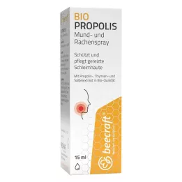 BEECRAFT Πρόπολη σπρέι στόματος και λαιμού, 15 ml