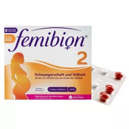 FEMIBION 2 Εγκυμοσύνη+Θηλασμός χωρίς ιώδιο Kpg., 2X60 St