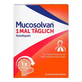 MUCOSOLVAN 1 φορά την ημέρα κάψουλες παρατεταμένης αποδέσμευσης, 20 τεμ