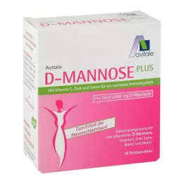 D-MANNOSE PLUS 2000 mg Sticks με βιταμίνες και μέταλλα, 30X2,47 g
