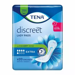 TENA LADY Διακριτικά ένθετα επιπλέον, 20 τεμάχια