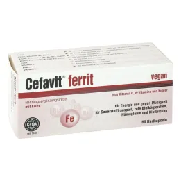 Σκληρές κάψουλες Cefavit ferrite, 60 τμχ