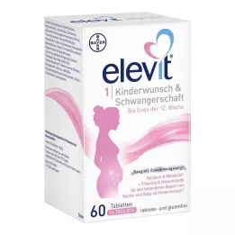 ELEVIT 1 επιθυμία για απόκτηση παιδιών &amp; Ταμπλέτες εγκυμοσύνης, 1X60 St