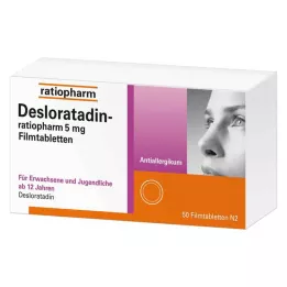 DESLORATADIN-ratiopharm 5 mg επικαλυμμένα με λεπτό υμένιο δισκία, 50 τεμ