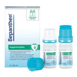BEPANTHEN Οφθαλμικές σταγόνες, 2Χ10 ml