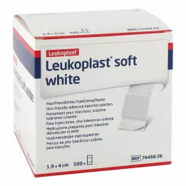LEUKOPLAST μαλακά λευκά μπαλώματα έγχυσης, 19x40 mm, 500 τεμ