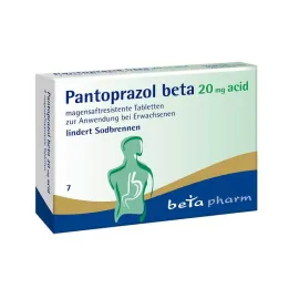 Παντοπραζόλη βήτα 20 mg γαστροανθεκτικά δισκία σε οξύ, 7 τεμ