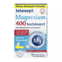 TETESEPT Magnesium 400 δισκία υψηλής δόσης, 30 τεμ