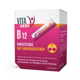 VITA AKTIV Β12 direct sticks με δομικά στοιχεία πρωτεΐνης, 90 τεμάχια