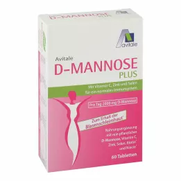 D-MANNOSE PLUS Δισκία 2000 mg με βιταμίνες και μέταλλα, 60 τεμ