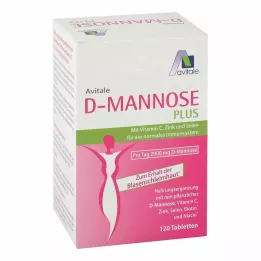 D-MANNOSE PLUS Δισκία 2000 mg με βιταμίνες και μέταλλα, 120 τεμ