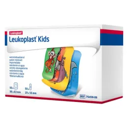 Παιδικές ταινίες Leukoplast 38x63mm / 19x56mm 50 τεμάχια έκαστη, 100 τεμάχια η καθεμία