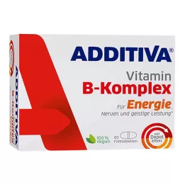 ADDITIVA Επικαλυμμένα με λεπτό υμένιο δισκία συμπλέγματος βιταμινών Β, 60 τεμ