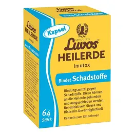 Luvos healing clay κάψουλες Imutox (64 τεμάχια)