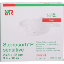 SUPRASORB P ευαίσθητο PU-αφρός φτέρνας bor.23,5x25, 10 τεμ